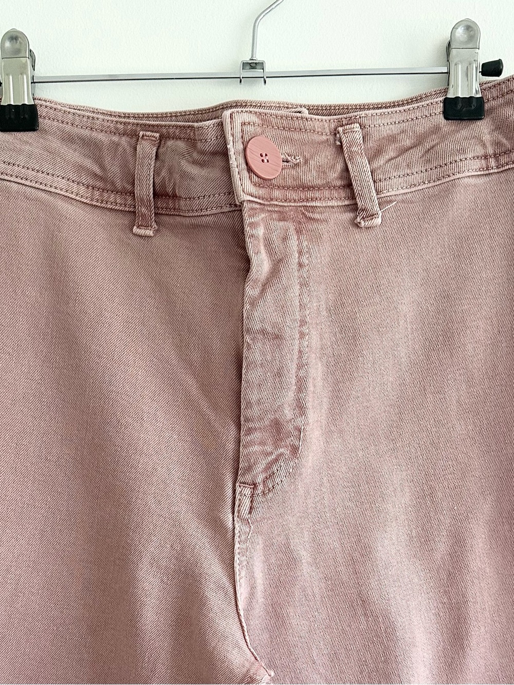 Brand New w Tags! ZARA High Rise Wide-Leg Marine Rose Jeans Size EU 38 / US 6 - Picture 6 of 10